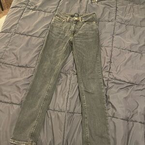 Women's Dark Wash Girlfriend High-Rise Jeans